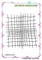 Open Weave cling mounted rubber stamp